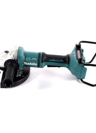 Makita DGA 900 TK Akku Winkelschleifer 36 V ( 2x 18 V ) 230 mm Brushless + 2x Akku 5,0 Ah + Koffer - ohne Ladegerät