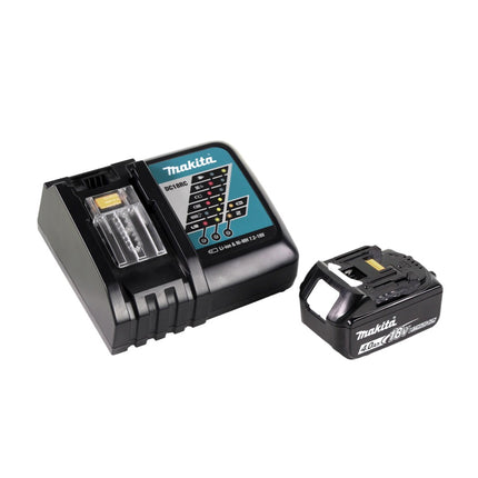 Makita DJR 188 RM1J Akku Reciprosäge 18 V Brushless + 1x Akku 4,0 Ah + Ladegerät + 5x Sägeblatt Metal Wood + Makpac - Toolbrothers