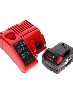 Tronçonneuse à batterie Milwaukee M18 FCOS230-401C 18 V 230 mm sans balais + 1x batterie 4,0 Ah + chargeur