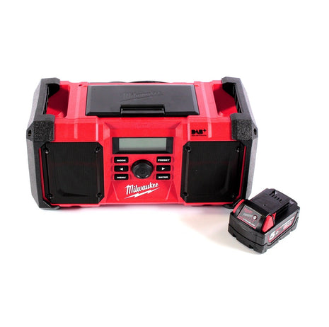 Milwaukee M18 JSR DAB+-501 Radio de chantier sur batterie / secteur 18 V + 1x batterie 5,0 Ah - sans chargeur