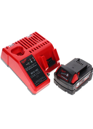 Milwaukee M18 JSR DAB+-501C Akku / Netz Radio Baustellenradio 18 V + 1x Akku 5,0 Ah + Ladegerät