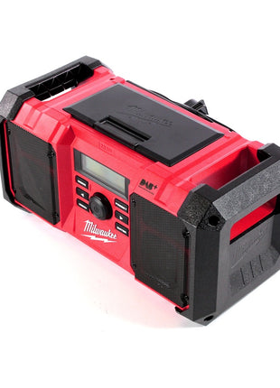 Milwaukee M18 JSR DAB+-502C Akku / Netz Radio Baustellenradio 18 V + 2x Akku 5,0 Ah + Ladegerät