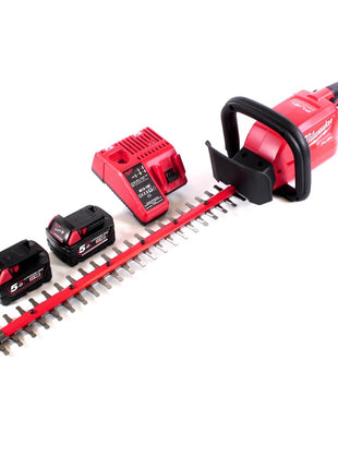 Milwaukee M18 CHT-502C Akku Heckenschere 18 V 610 mm Brushless + 2x Akku 5,0 Ah + Ladegerät