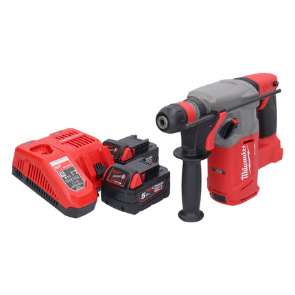 Milwaukee M18 CHX-502 Akku Kombihammer 18 V 2,5 J SDS plus Brushless + 2x Akku 5,0 Ah + Ladegerät