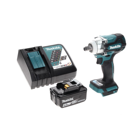 Makita DTW 300 RM1 Atornillador de impacto inalámbrico 18 V 330 Nm 1/2" sin escobillas + 1x batería 4,0 Ah + cargador