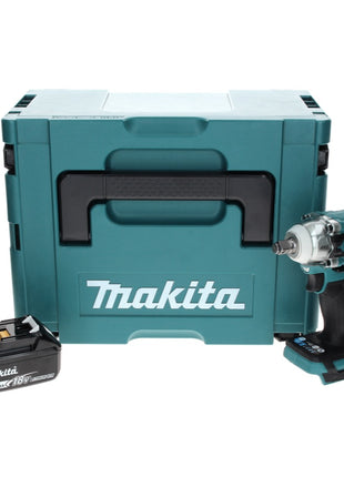 Makita DTW 300 M1J Akku Schlagschrauber 18 V 330 Nm 1/2" Brushless + 1x Akku 4,0 Ah + Makpac - ohne Ladegerät