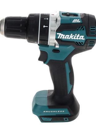 Makita DHP 484 SM1TX taladro percutor inalámbrico 18 V 54 Nm sin escobillas + 1x batería 4,0 Ah + cargador + juego de brocas de 70 piezas + maletín de aluminio TX