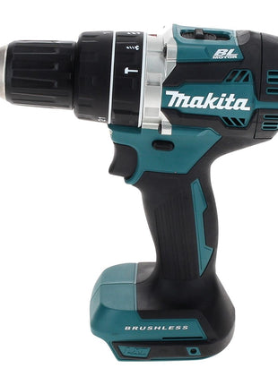 Makita DHP 484 SG1TX Akku Schlagbohrschrauber 18 V 54 Nm Brushless + 1x Akku 6,0 Ah + Ladegerät + 70 tlg. Bit Bohrer Set + TX Alu Koffer