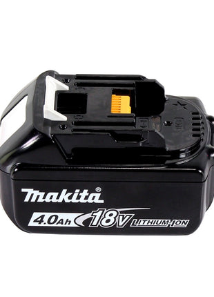 Taladro percutor inalámbrico Makita DHP 485 M1TX 18 V 50 Nm sin escobillas + 1x batería 4,0 Ah + juego de brocas de 70 piezas + maletín de aluminio TX - sin cargador