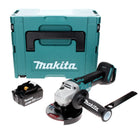 Makita DGA 506 T1J Akku Winkelschleifer 18 V 125 mm Brushless + 1x Akku 5,0 Ah + Makpac - ohne Ladegerät