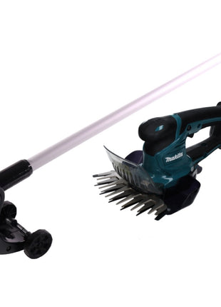 Makita DUM 604 Z Akku Grasschere 18 V + Griffverlängerung mit Rolle - ohne Akku, ohne Ladegerät