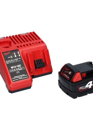 Milwaukee M18 ONEPD2-401C Akku Schlagbohrschrauber 18 V 135 Nm Brushless One Key Bluetooth + 1x Akku 4,0 Ah + Ladegerät