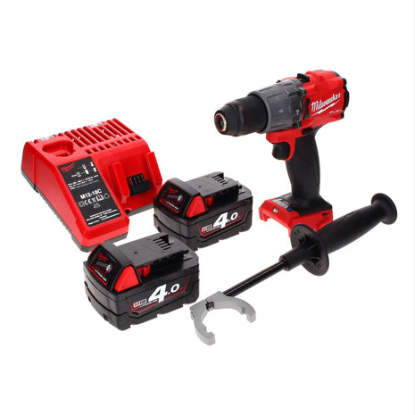 Perceuse à percussion sans fil Milwaukee M18 ONEPD2-402C 18 V 135 Nm sans balais One Key Bluetooth + 2x batteries 4,0 Ah + chargeur