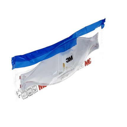 3M FFP3 Aura 9332+ Atemschutzmaske mit Ventil 10 Stück EN149:2001 FFP3 NR D für Dämmstoffe und Hartholz