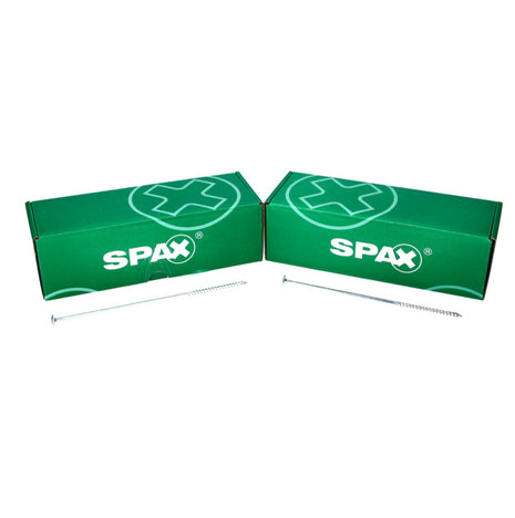 SPAX HI.FORCE Vis à bois 6,0 x 40 mm - Tête disque, Filetage partiel, Torx T-Star Plus T30, Wirox 4CUT, 200 pcs. ( 0251010600405 )