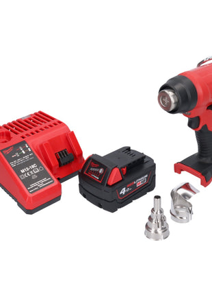 Milwaukee M18 BHG-401 Décapeur thermique sans fil 470 °C 18V + 1x Batterie 4,0Ah + Chargeur