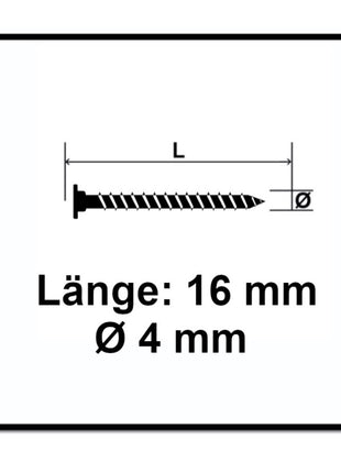 SPAX Vis pour parois arrière sans lentile 4,0 x 16 mm - Tête plate - Filetage total - Torx T-STAR Plus T20 - Wirox 4Cut, 300 pcs. (0151010400163)