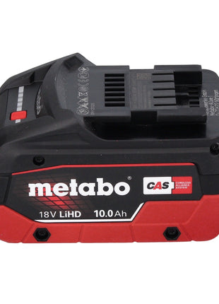 Kit de base Metabo 18 V 2x batterie 10,0 Ah LIHD + chargeur ASC 145 système CAS