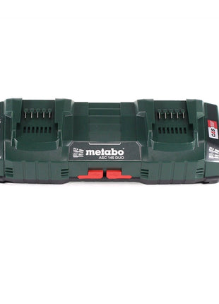 Metabo 18 V Basis Set 3x Akku 10,0 Ah LIHD + ASC 145 DUO Doppelladegerät CAS System - Toolbrothers