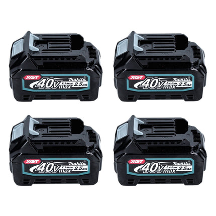 Makita Power Source Kit 40 V max. mit 4x BL 4025 Akku 2,5 Ah XGT ( 4x 191B36-3 ) + DC 40 RA Schnell Ladegerät XGT LXT ( 191E07-8 )