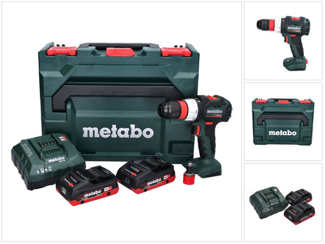 Metabo BS 18 LT BL Q Akku Bohrschrauber 18 V 75 Nm Brushless + 2x Akku 4,0 Ah + Ladegerät + metaBOX - Toolbrothers