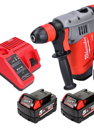 Milwaukee M18 CHPX-502C Perforateur sans fil 18 V 4.0 J SDS Plus brushless + 2x Batteries 5.0 Ah + Chargeur