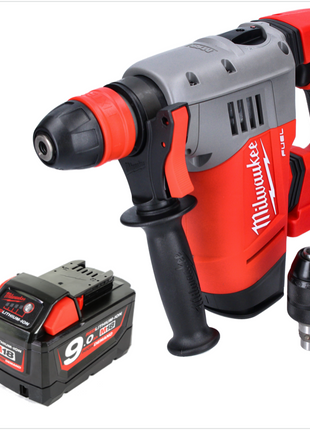 Marteau combiné à batterie Milwaukee M18 CHPX-901 18 V 4,0 J SDS Plus Brushless + 1x batterie 9,0 Ah - sans chargeur