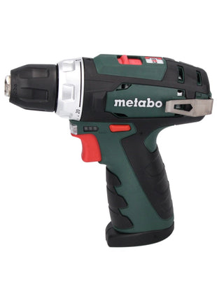 Metabo PowerMaxx BS Basic Set Akku Bohrschrauber 10,8 V 34 Nm + 2x Akku 2,0 Ah + Ladegerät + 64 tlg. Bit Bohrer Set + Koffer ( 600080880 )