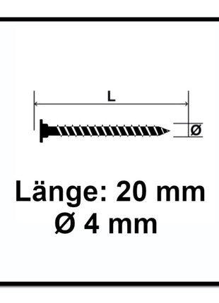 SPAX Vis à tête plate 4,0 x 20mm - Filetage total - Tête disque plate - T-STAR plus T20 -  WIROX - 4Cut - 1500 pcs. (5x 0151010400203)