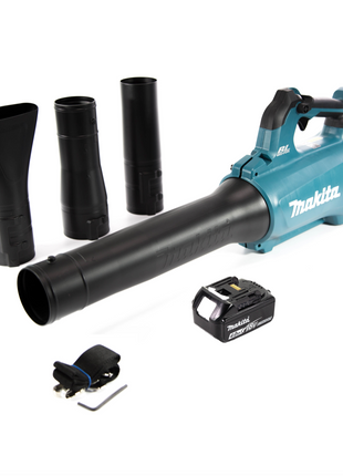 Soplador de batería Makita DUB 184 M1 18 V sin escobillas + 1x batería 4,0 Ah - sin cargador