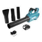 Soplador de batería Makita DUB 184 M1 18 V sin escobillas + 1x batería 4,0 Ah - sin cargador