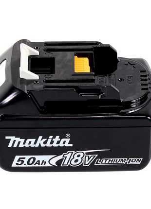 Soplador de batería Makita DUB 184 T1 18 V sin escobillas + 1x batería 5,0 Ah - sin cargador