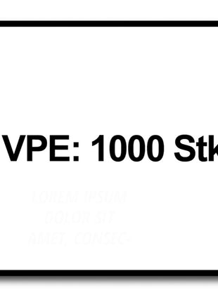 SPAX HI.FORCE Tellerkopf Schraube 6,0 x 40 mm 1000 Stk. ( 5x 0251010600405 ) Torx T-Star Plus T30 Vollgewinde Wirox 4Cut