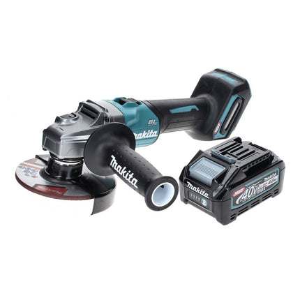 Makita GA 005 GM1 Akku Winkelschleifer 40 V max. 125 mm Brushless  XGT + 1x Akku 4,0 Ah - ohne Ladegerät
