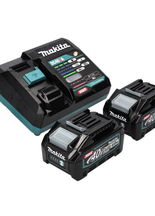 Makita GA 005 GM2 Akku Winkelschleifer 40 V max. 125 mm Brushless  XGT + 2x Akku 4,0 Ah + Ladegerät