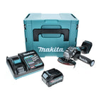 Makita GA 005 GD101 Akku Winkelschleifer 40 V max. 125 mm Brushless  XGT + 1x Akku 2,5 Ah + Ladegerät + Makpac