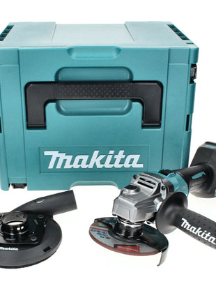 Makita GA 005 GZ01 Akku Winkelschleifer 40 V max. 125 mm Brushless  XGT + Absaughaube + Makpac  - ohne Akku, ohne Ladegerät