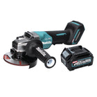 Makita GA 013 GD1 Akku Winkelschleifer 40 V max. 125 mm Brushless  XGT + 1x Akku 2,5 Ah - ohne Ladegerät