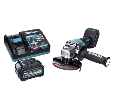 Amoladora angular a batería Makita GA 013 GD1 40 V máx. 125 mm sin escobillas XGT + 1x batería 2,5 Ah + cargador