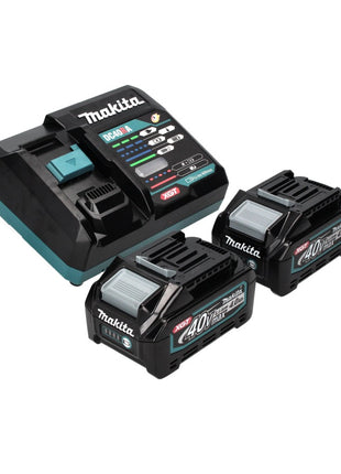 Makita GA 013 GM2 Akku Winkelschleifer 40 V max. 125 mm Brushless  XGT + 2x Akku 4,0 Ah + Ladegerät