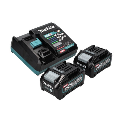 Makita GA 013 GM2 Akku Winkelschleifer 40 V max. 125 mm Brushless  XGT + 2x Akku 4,0 Ah + Ladegerät