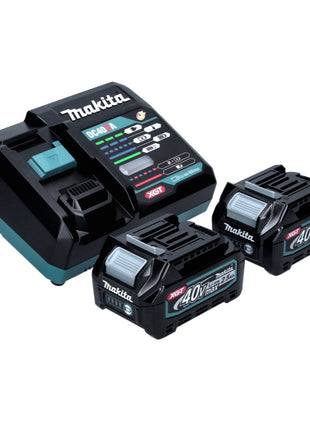 Makita GA 013 GD201 Akku Winkelschleifer 40 V max. 125 mm Brushless  XGT + 2x Akku 2,5 Ah + Ladegerät + Makpac