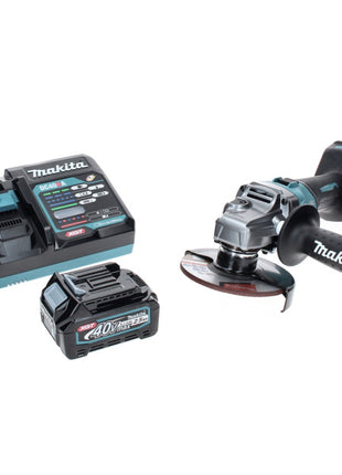 Makita GA 008 GD1 Akku Winkelschleifer 40 V max. 125 mm Brushless  XGT + 1x Akku 2,5 Ah + Ladegerät