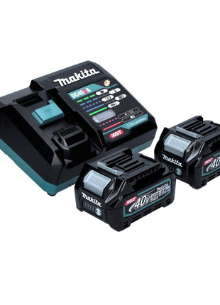 Makita GA 008 GD2 Akku Winkelschleifer 40 V max. 125 mm Brushless  XGT + 2x Akku 2,5 Ah + Ladegerät