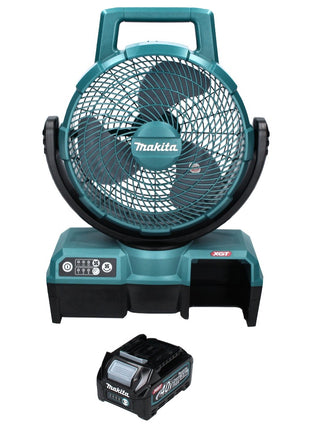 Makita CF 001 GD1 Akku Lüfter XGT 40 V max. 235 mm Ventilator Netzbetrieb + 1x Akku 2,5 Ah - ohne Ladegerät