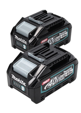 Makita 2x BL 4040 Kit de batteries 40 V max.4,0 Ah XGT Li-Ion Classe de protection IP64 + Affichage LED (2x 191B26-6)