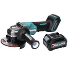 Makita GA 016 GD1 Meuleuse d'angle sans fil 40 V maxi 125 mm brushless XGT + 1x Batterie 2,5 Ah - sans chargeur