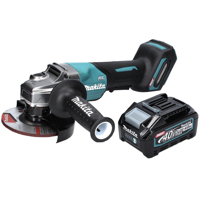 Makita GA 016 GM1 Akku Winkelschleifer 40 V max. 125 mm Brushless  XGT + 1x Akku 4,0 Ah - ohne Ladegerät
