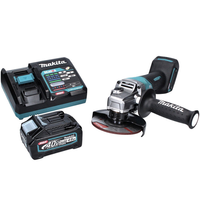Makita GA 016 GM1 Akku Winkelschleifer 40 V max. 125 mm Brushless  XGT + 1x Akku 4,0 Ah + Ladegerät