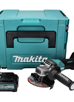 Makita GA 016 GM101 Akku Winkelschleifer 40 V max. 125 mm Brushless  XGT + 1x Akku 4,0 Ah + Makpac - ohne Ladegerät